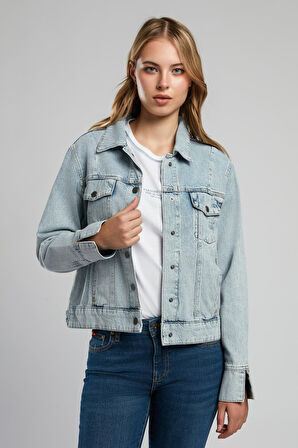 Valery Kadın Jean Ceket Denim
