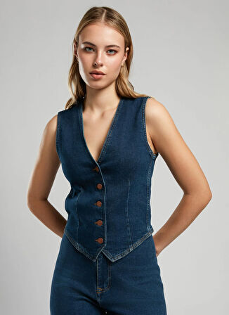 Lee Cooper Kadın Yelek 252 LCF 135001 PERU DENIM