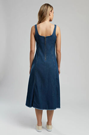Brian Kadın Jean Elbise Denim