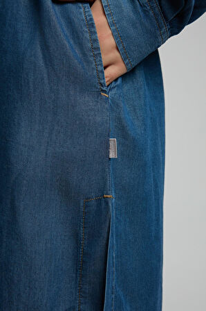 Amara Kadın Jean Elbise Denim