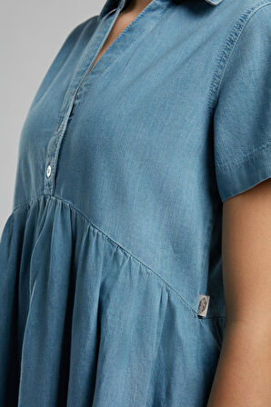 Molaria Kadın Jean Elbise Denim