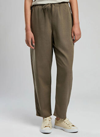 Lee Cooper Standart Bel Tapered Fit Vizon Kadın Pantolon 252 LCF 221002 ALBERTA VIZON