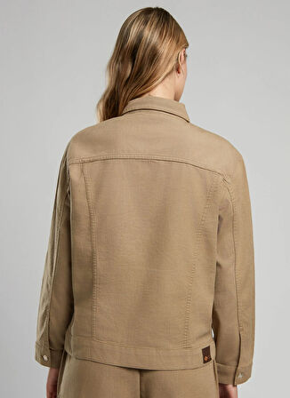 Lee Cooper Loose Fit Deve Tüyü Kadın Ceket 252 LCF 231001 PUBLE A. CAMEL