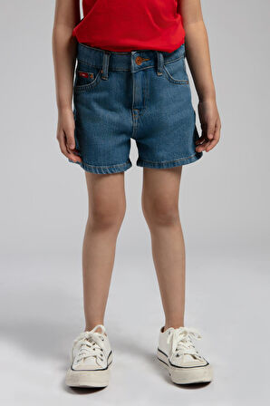 Wells Kız Çocuk Jean Şort Denim