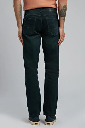 Jagger Erkek Slim Straight Fit Green To Brown Jean Pantolon