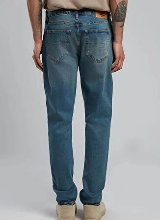 Lee Cooper Yüksek Bel Slim Fit Erkek Denim Pantolon 252 LCM 121031 JACK POSEY DB LIGHT