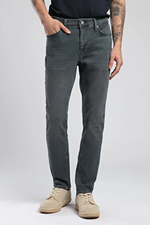 Jack Erkek Jean Pantolon Koyu Gri