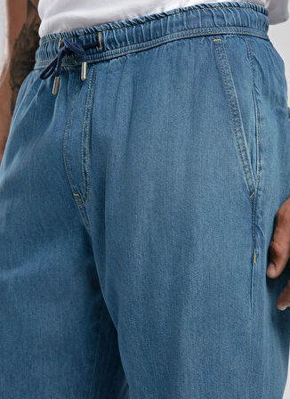 Lee Cooper Lastikli Bel Straight Erkek Denim Pantolon 252 LCM 121066 LOOSE MYLES LIGHT