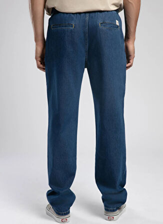 Lee Cooper Lastikli Bel Straight Erkek Denim Pantolon 252 LCM 121067 LOOSE MYLES MID BLUE