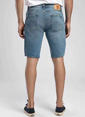 Erkek Normal Bel Regular Fit Denim Şort 252 LCM 121072 ELYO 5 DENIM