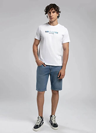 Erkek Normal Bel Regular Fit Denim Şort 252 LCM 121073 ELYO 7 DENIM