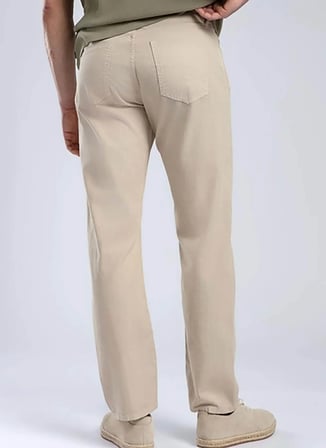 Lee Cooper Normal Bel Straight Bej Erkek Chino Pantolon 252 LCM 221001 RICKY ND 1 BEJ