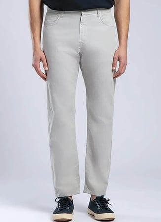 Lee Cooper Normal Bel Straight Açık Gri Erkek Chino Pantolon 252 LCM 221001 RICKY ND 1 A. GRİ