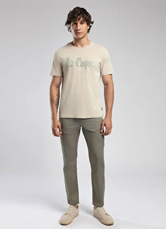Lee Cooper Normal Bel Slim Straight Haki Erkek Chino Pantolon 252 LCM 221002 JAGGER ND 1 HAKİ