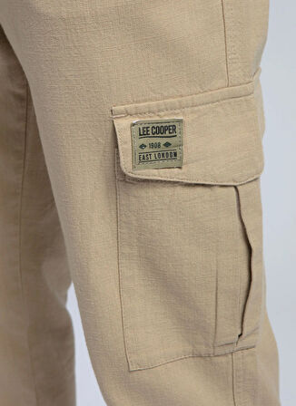 Lee Cooper Normal Paça Bej Erkek Kargo Pantolon 252 LCM 221004 KETGO BEJ