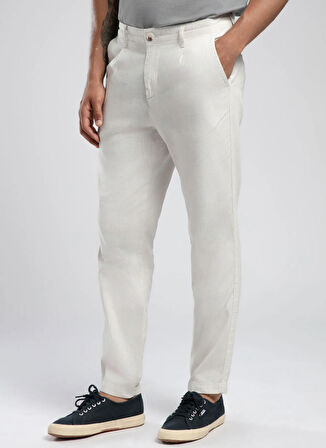 Lee Cooper Normal Bel Regular Tapered Bej Erkek Chino Pantolon 252 LCM 221005 ZARSE 1 BEJ