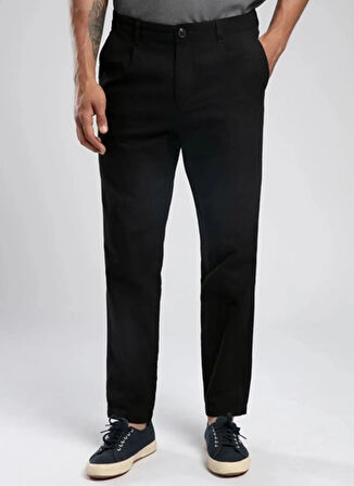 Lee Cooper Normal Bel Regular Tapered Siyah Erkek Chino Pantolon 252 LCM 221005 ZARSE 1 SİYAH