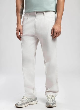 Lee Cooper Normal Bel Straight Ekru Erkek Chino Pantolon 252 LCM 221009 MATTEO EKRU