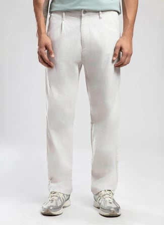 Lee Cooper Ekru Erkek Straight Chino Pantolon 252 LCM 221009 MATTEO EKRU