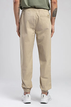 Jogger 2 Erkek Dokuma Pantolon Bej
