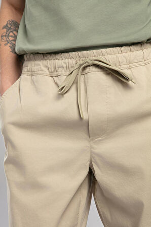Jogger 2 Erkek Dokuma Pantolon Bej