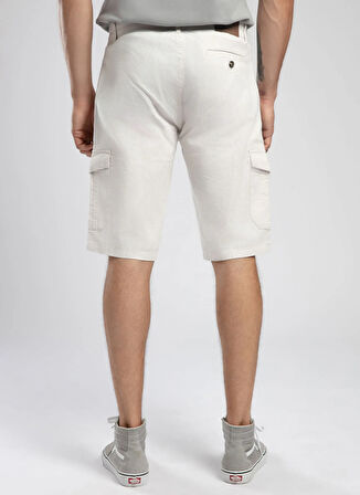 Lee Cooper Relaxed Ekru Erkek Şort 252 LCM 221013 MAN 1 EKRU