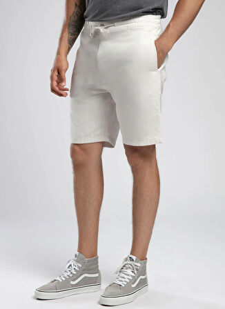 Lee Cooper Relaxed Ekru Erkek Şort 252 LCM 221014 BURF EKRU