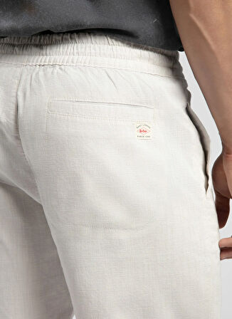 Lee Cooper Relaxed Ekru Erkek Şort 252 LCM 221014 BURF EKRU