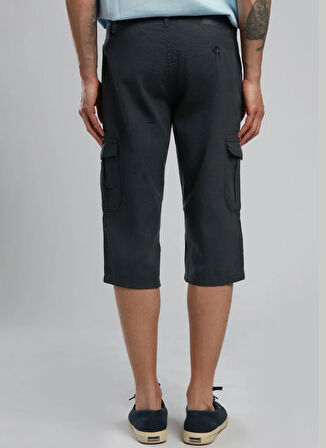 Lee Cooper Normal Koyu İndigo Erkek Şort 252 LCM 221015 MAN 1 LONG K. İNDİGO