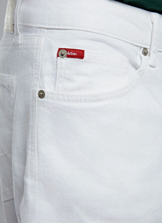 Lee Cooper Slim Tapered Beyaz Erkek Şort 252 LCM 221016 LONCESO BEYAZ