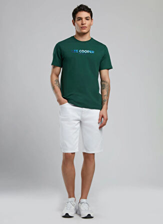 Lee Cooper Slim Tapered Beyaz Erkek Şort 252 LCM 221016 LONCESO BEYAZ