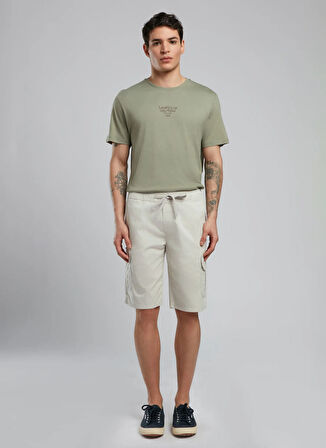 Lee Cooper Regular Fit Bej Erkek Şort 252 LCM 221018 JOAN BEJ