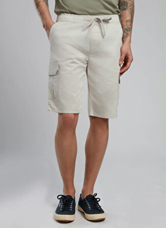 Lee Cooper Regular Fit Bej Erkek Şort 252 LCM 221018 JOAN BEJ
