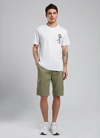 Lee Cooper Regular Fit Haki Erkek Şort 252 LCM 221018 JOAN HAKİ