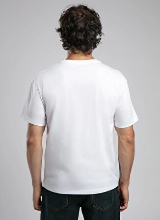 Lee Cooper Yuvarlak Yaka Beyaz Erkek T-Shirt 252 LCM 242052 ENRIC BEYAZ