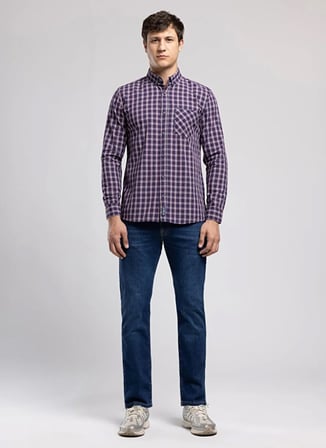 Lee Cooper Gömlek, L, Lacivert - Bordo