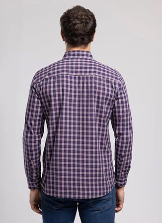 Lee Cooper Gömlek, L, Lacivert - Bordo