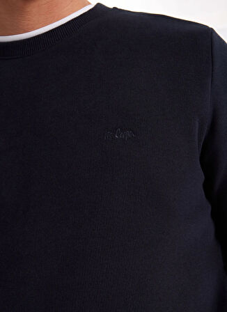 Lee Cooper Yuvarlak Yaka Lacivert Erkek Sweatshırt 261 LCM 241063 NEWDWADE LACİVERT