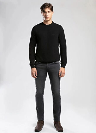 Lee Cooper Yuvarlak Yaka Siyah Erkek Sweatshırt 261 LCM 241063 NEWDWADE SİYAH