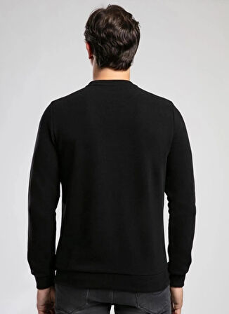 Lee Cooper Yuvarlak Yaka Siyah Erkek Sweatshırt 261 LCM 241063 NEWDWADE SİYAH