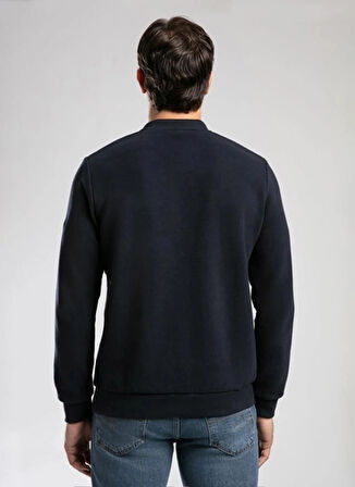 Lee Cooper Polo Yaka Lacivert Erkek Sweatshırt 261 LCM 241067 NEWBLEND LACİVERT