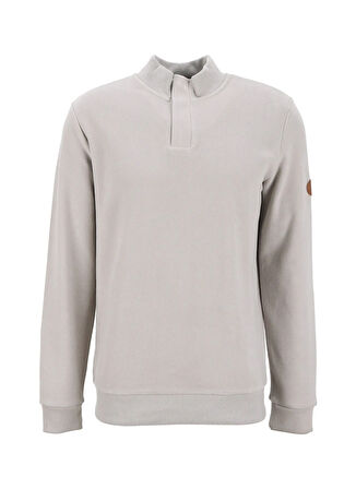 Lee Cooper Dik Yaka Bej Erkek Sweatshırt 261 LCM 241068 LUKE BEJ