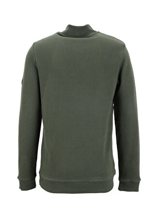 Lee Cooper Dik Yaka Haki Erkek Sweatshırt 261 LCM 241068 LUKE HAKİ