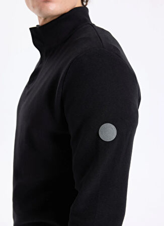 Lee Cooper Dik Yaka Siyah Erkek Sweatshırt 261 LCM 241068 LUKE SİYAH