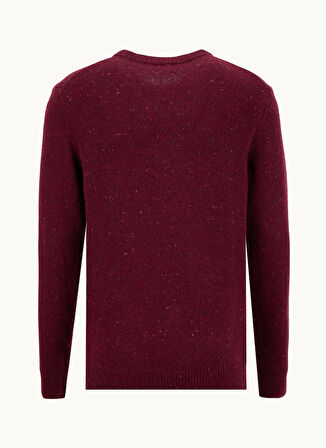 Lee Cooper Yuvarlak Yaka Regular Fit Mürdüm Erkek Kazak 261 LCM 241019 JOS MÜRDÜM