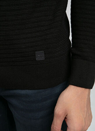 Lee Cooper Yuvarlak Yaka Regular Fit Siyah Erkek Kazak 261 LCM 241018 DUANE SİYAH