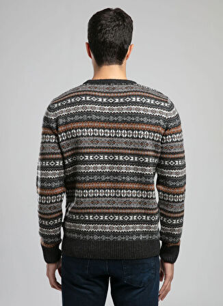 Lee Cooper Yuvarlak Yaka Regular Fit Antrasit Erkek Kazak 261 LCM 241022 ADRIEL ANTRASİT