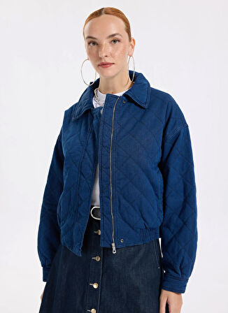 Lee Cooper Regular Fit Koyu Mavi Kadın Ceket 261 LCF 131004 VERTI 3 DENIM