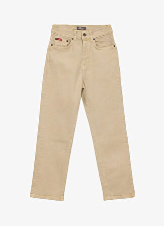 Lee Cooper Yüksek Bel Straight Yağ Yeşili Kadın Pantolon 261 LCF 221001 CLARA ND 1 YAĞ YEŞİL