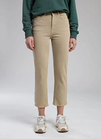 Lee Cooper Yüksek Bel Straight Kahve Kadın Pantolon 261 LCF 221001 CLARA ND 1 KAHVE
